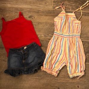 31 Pc Lot of 6 Mo 6-9 M Girls Clothes, Dress, Bibs